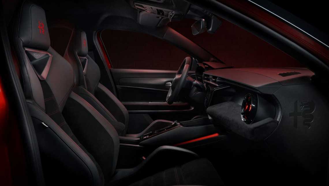 Alfa Romeo Junior Elettrica Car Lease Interior