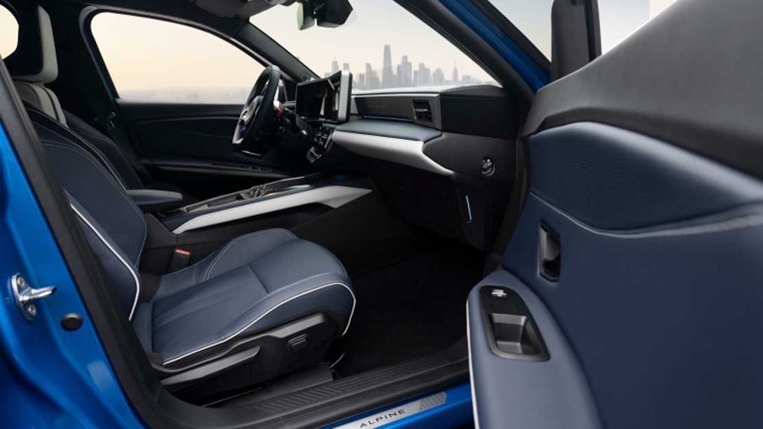 Alpine A290 Electric Car Lease Interior