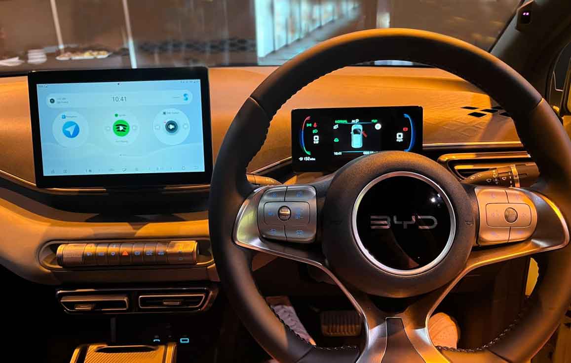 BYD Dolphin Surf Electric Car Lease Interior