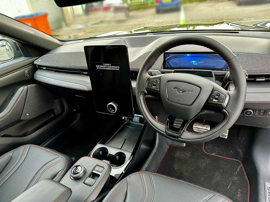 Ford Mustang Mach-E Electric Car Lease Interior
