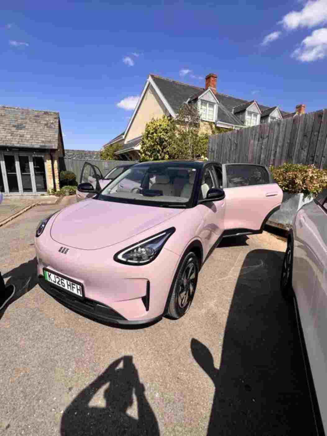 Geely EX2 Electric Car Leasing Pink