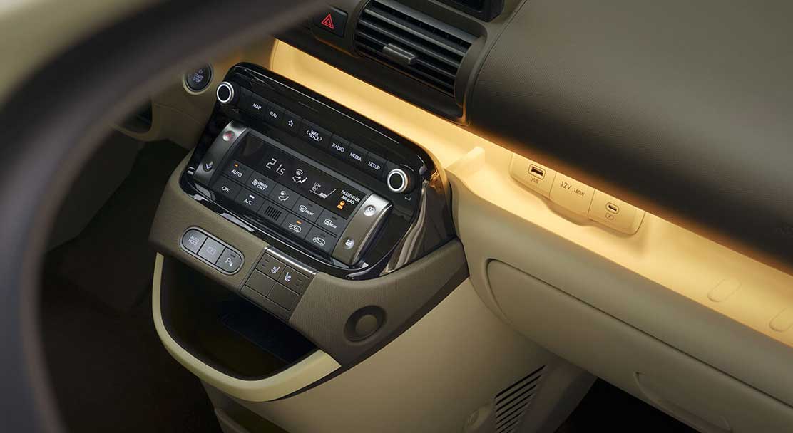 Hyundai Inster Electric Car Lease Interior