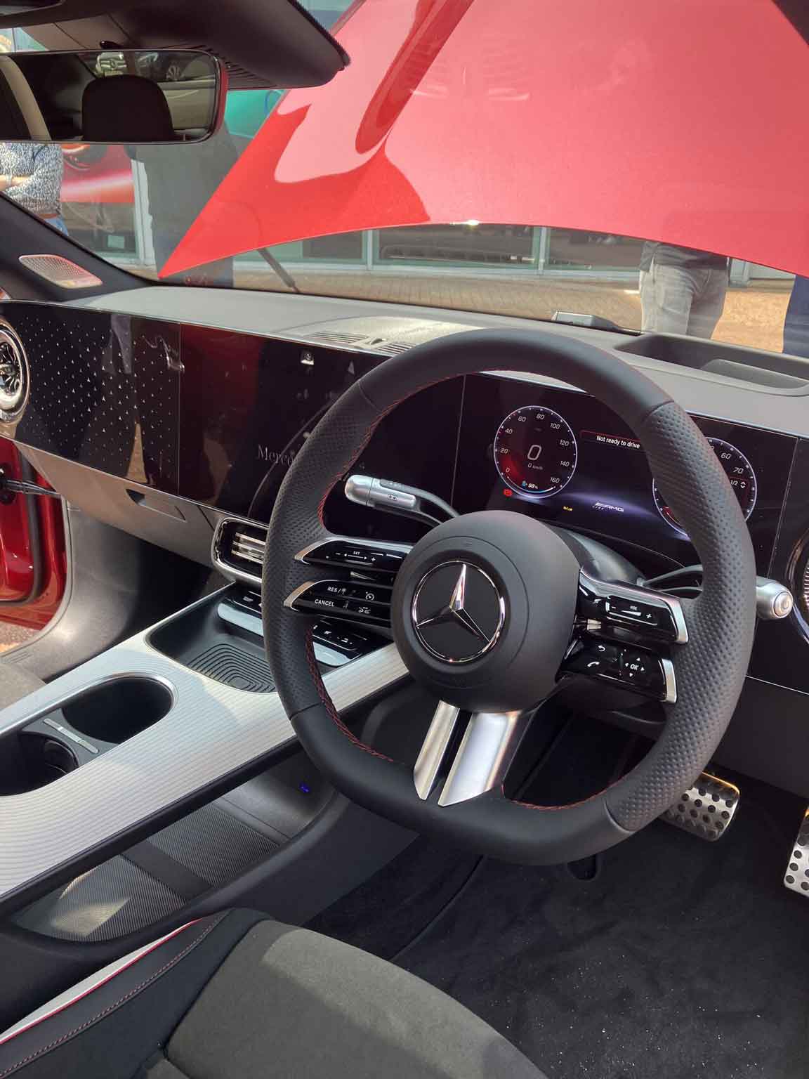 Merc CLA Electric Car Lease Interior