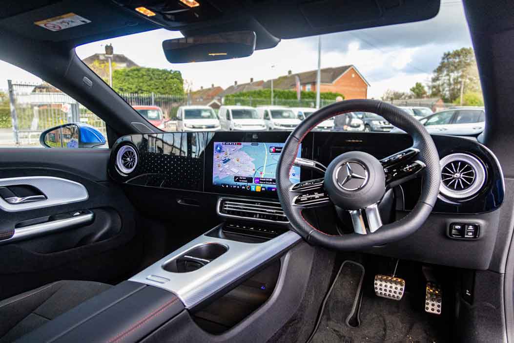 Mercedes CLA 250+200kW EQ Tech AMG Line Edition 85kWh 4dr Auto Electric Car Lease Interior