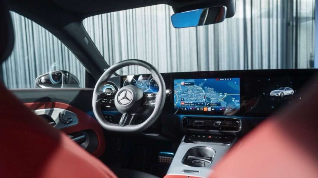 Mercedes CLA Electric Shooting Brake Electric Car Lease Interior