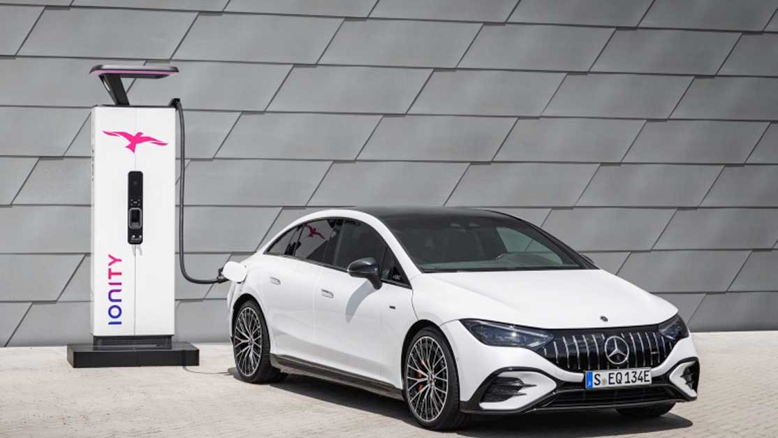 Mercedes EQE Saloon Electric Car Lease Information