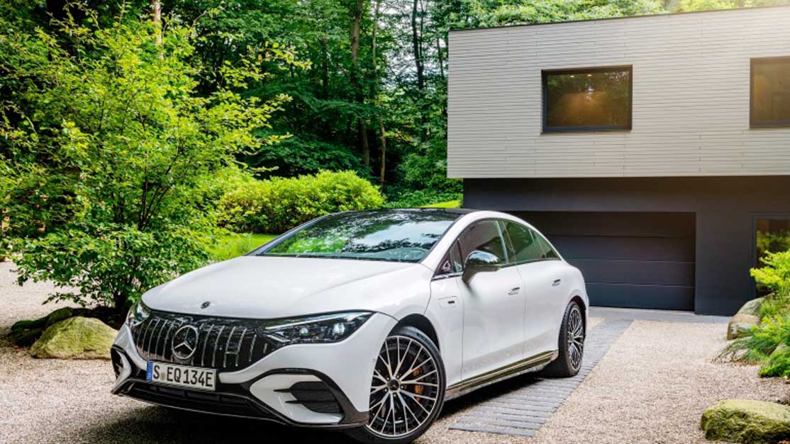 Mercedes EQE Saloon Electric Car Lease UK