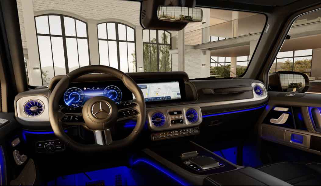 Mercedes G-Class G580 with EQ Technology Electric Car Lease Interior