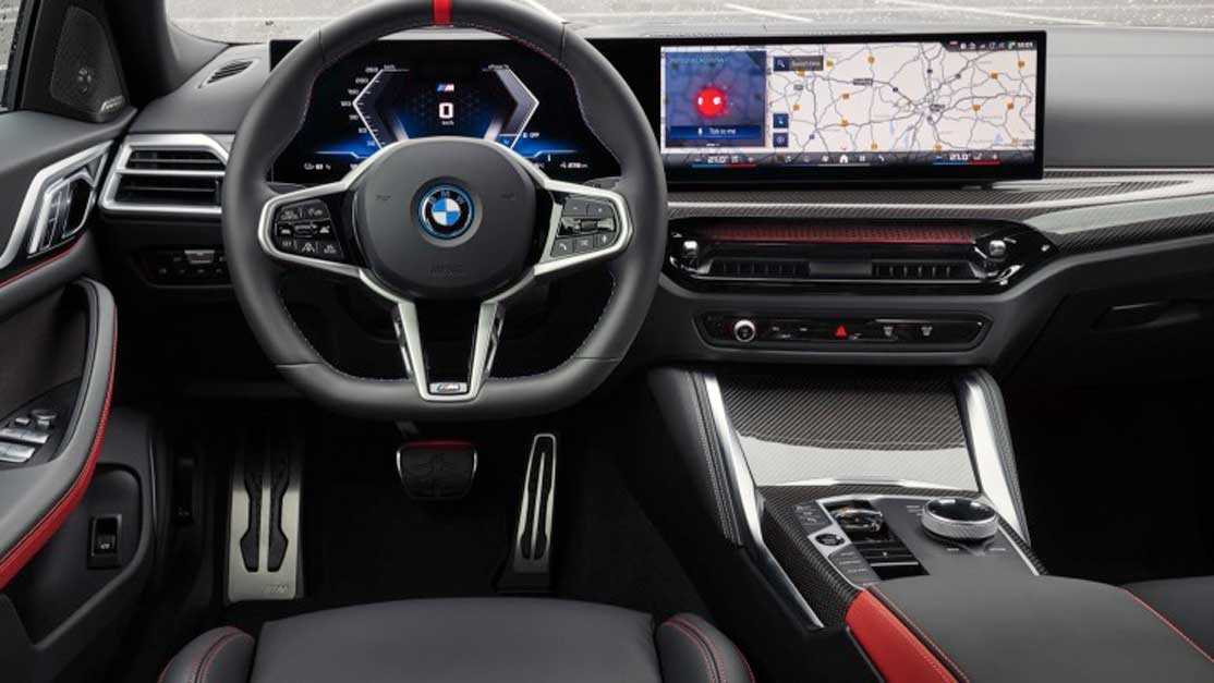 New BMW i4 Electric Car Lease Interior