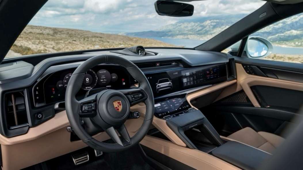 Porsche Cayenne Coupe Electric Car Lease Interior