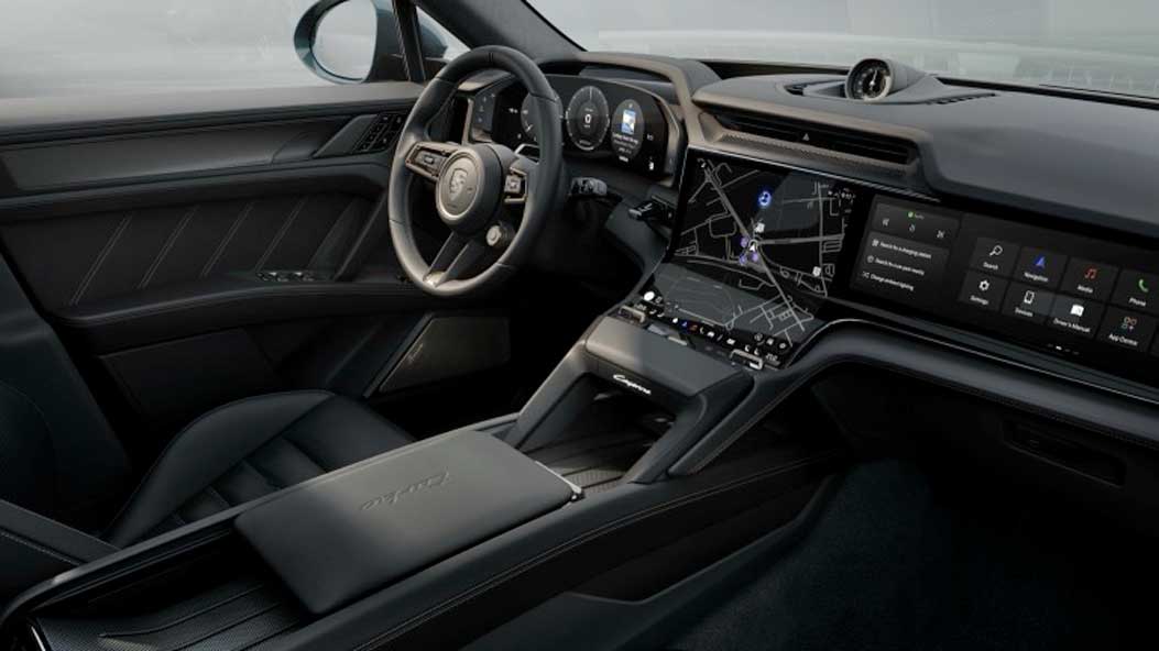 Porsche Cayenne Turbo Electric Car Lease Interior