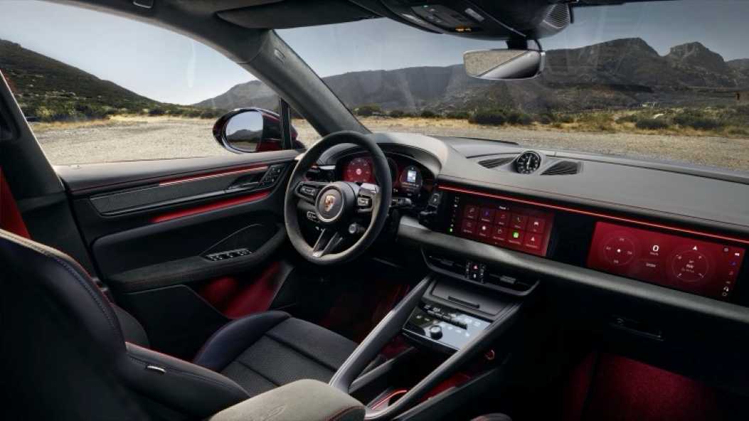 Porsche Macan GTS Electric Car Lease Interior