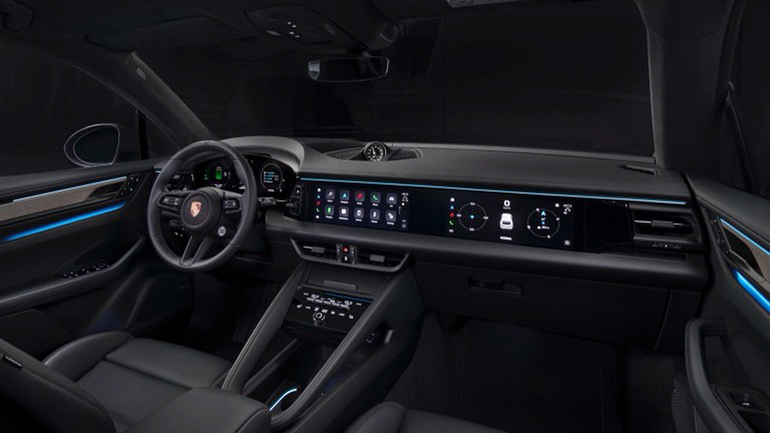 Porsche Macan Turbo Electric Car Lease Interior