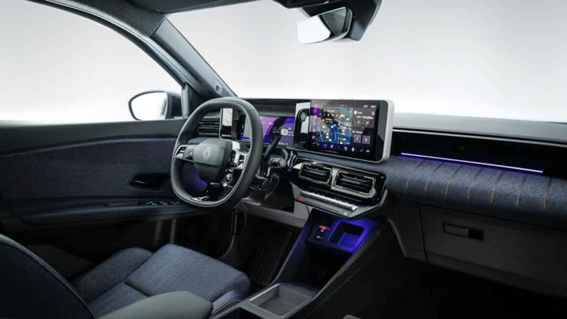 Renault 4 Electric Car Lease Interior