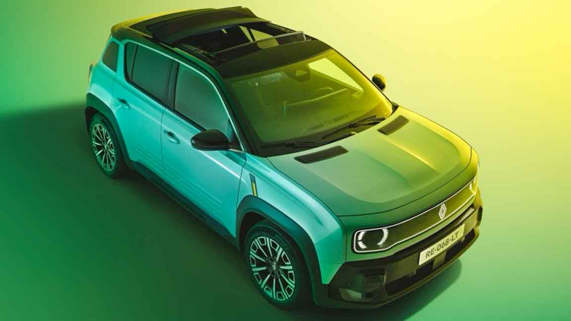 Renault 4 Electric Car Lease UK