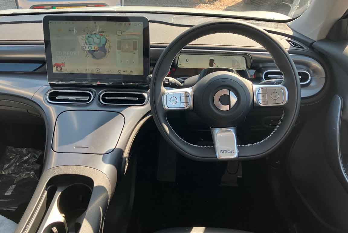 Smart Hashtag 1 Hatchback Electric Car Lease Interior