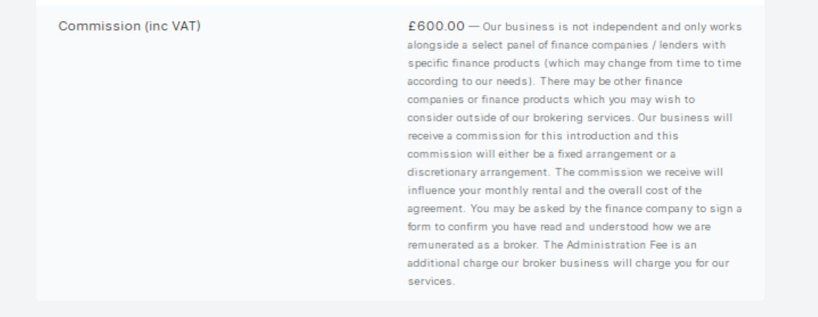 e-car lease lythium commission statement