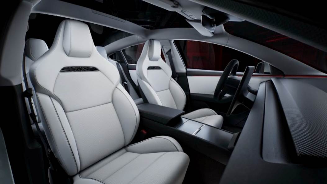 Tesla Model 3 Electric Car Lease Interior