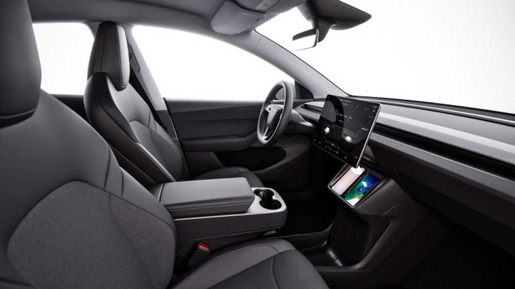 Tesla Model Y Juniper Electric Car Lease Interior