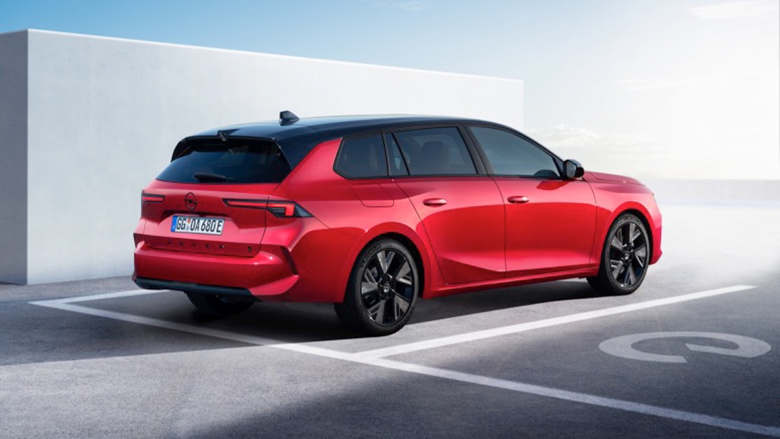 Vauxhall Astra Sports Tourer Electric Car Lease UK
