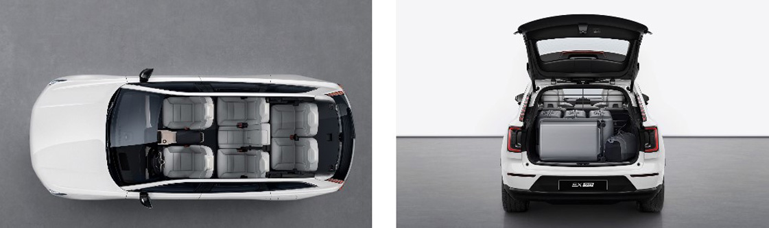 Volvo  EX90 Estate 300kW Twin Motor Ultra 111kWh 5dr Auto Electric Car Lease Layout